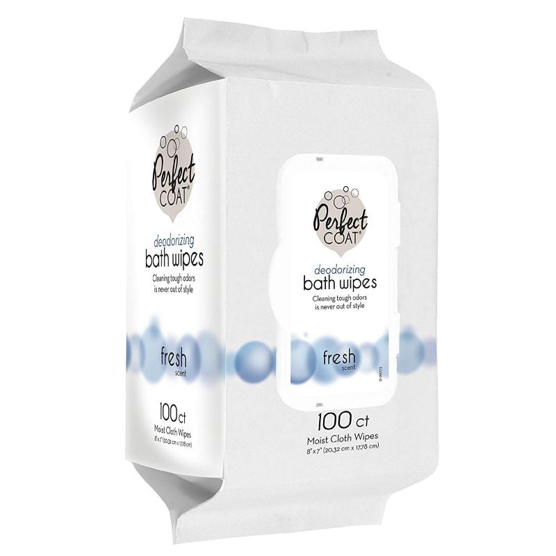 Perfect Coat Dog Deodorizing Bath Wipes 100ct