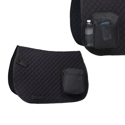 Australian Outrider Quilted Saddle Pad with Pocket