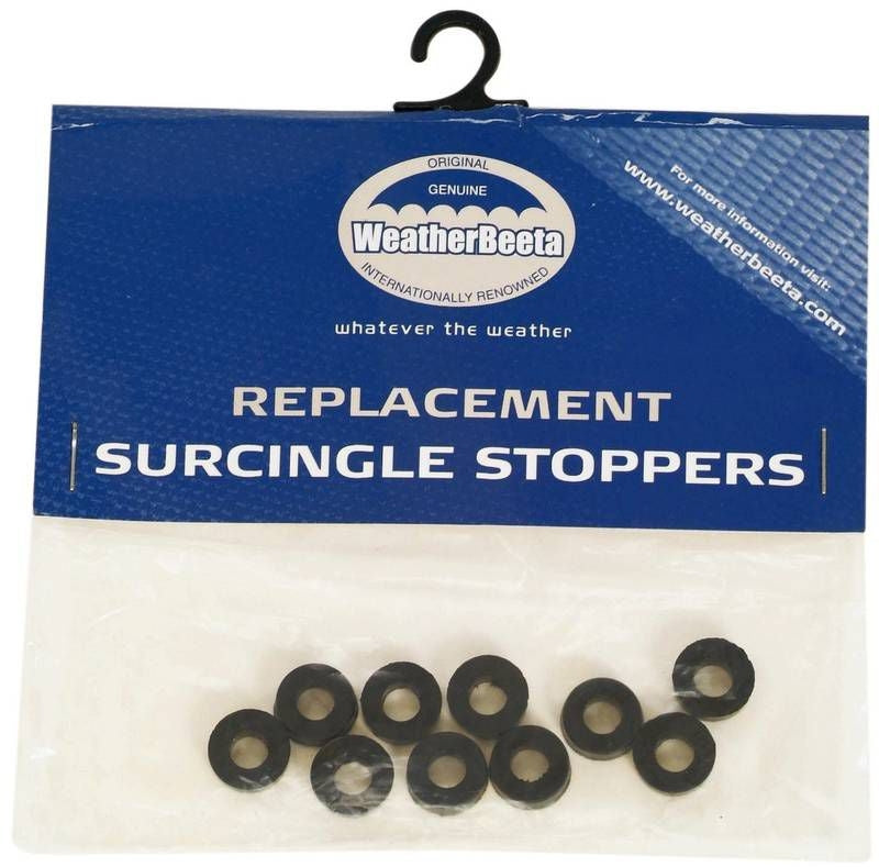 Rubber Surcingle Stoppers 10Pc