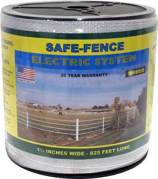 Safe Fence 1 1/2in Wide Poly Tape 200 Ft
