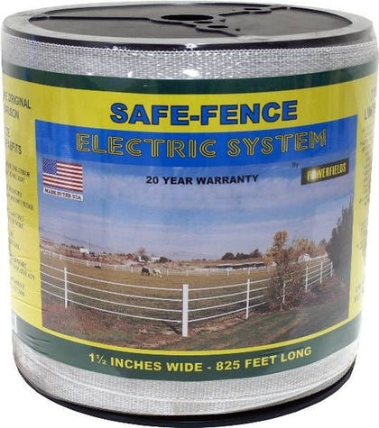 Safe Fence 1 1/2in Wide Poly Tape 200 Ft