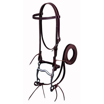 Weaver Latigo Leather Pony Headstall Set