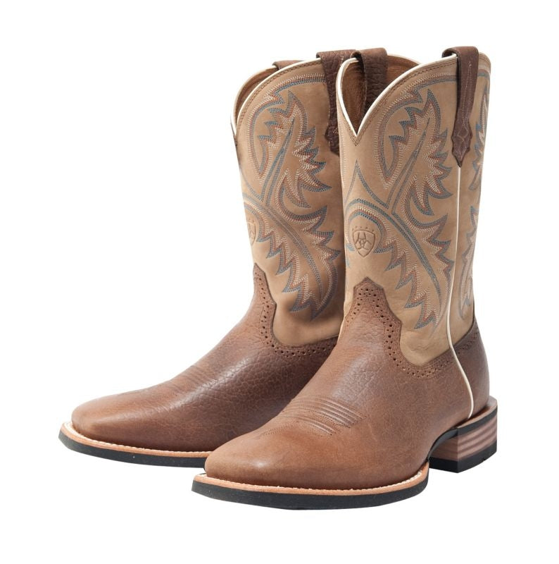Ariat Mens Quickdraw Square Toe Brown Boots