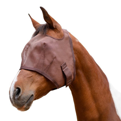 Kensington Fly Mask with Web Trim Large Deluxe Hun
