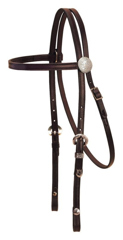 Tory Touch of Silver Browband Headstall