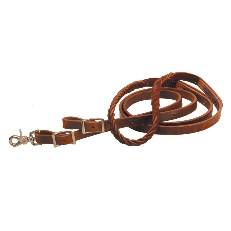 Tory Latigo Braided Roping Rein
