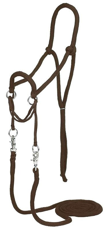 Mustang Nylon Bitless Bridle with Reins