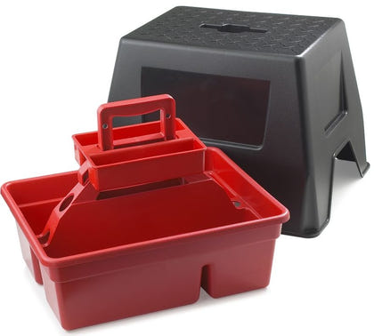 Duratote Step Stool with Grooming Box