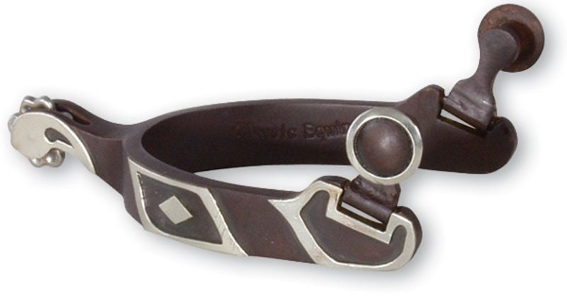 Classic Equine Black Diamond Blunt Rowel Spurs