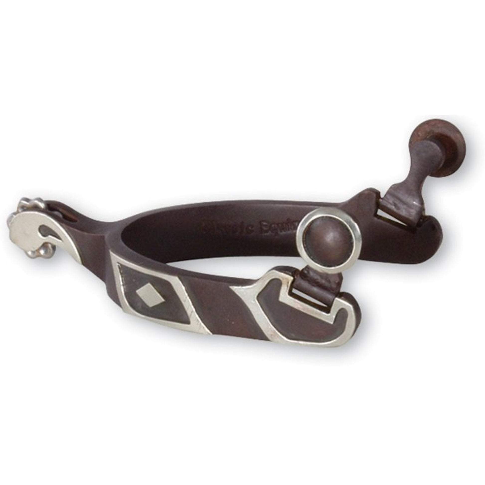 Classic Equine Black Diamond Blunt Rowel Spurs