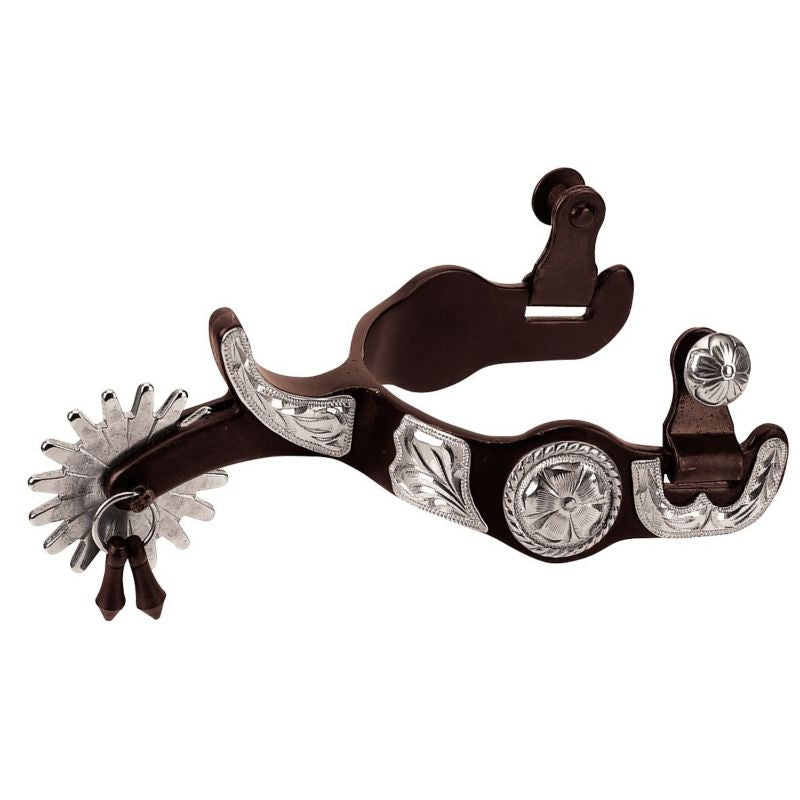 Weaver AT German Silver Concho Jingle Bob 16p Spur