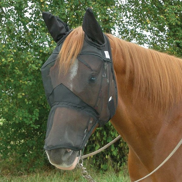 Cashel Quiet Ride Extended Nose Fly Mask with Ears