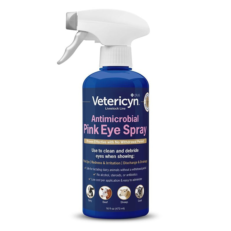 Vetericyn Plus Pink Eye Spray - 16 ounce