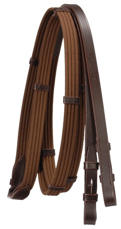 Silver Fox Cotton Web Reins