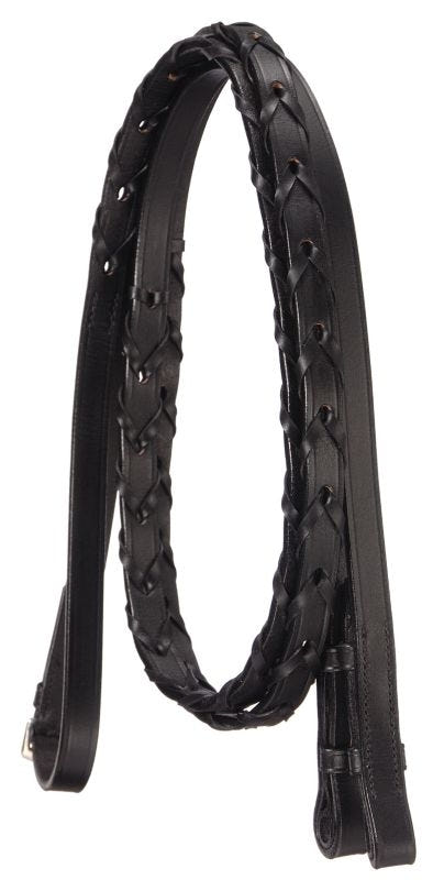 Silver Fox Laced Reins