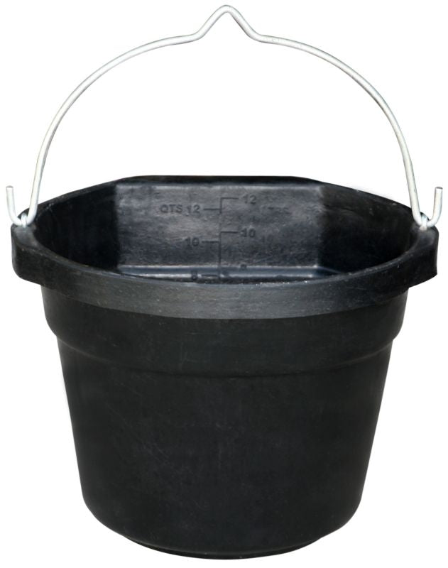 Heated Rubber Flat-Back Bucket