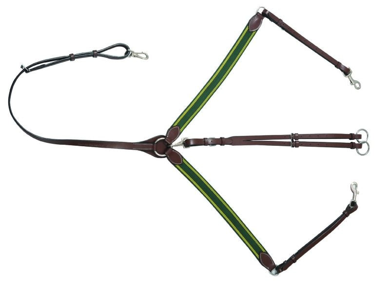 Henri de Rivel Pro Elastic Breastplate Martingale