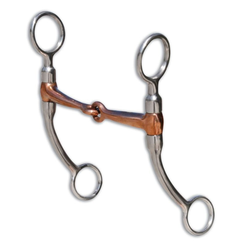 Bob Avila Copper Snaffle Mouth Bit