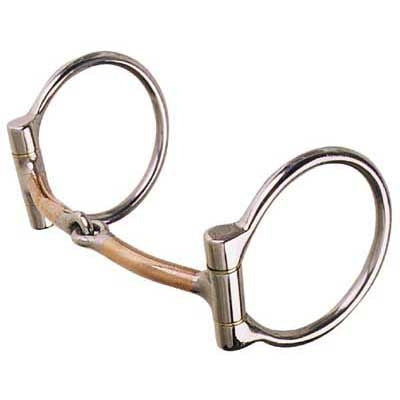 Reinsman Copper Mouth Snaffle D-Ring Bit