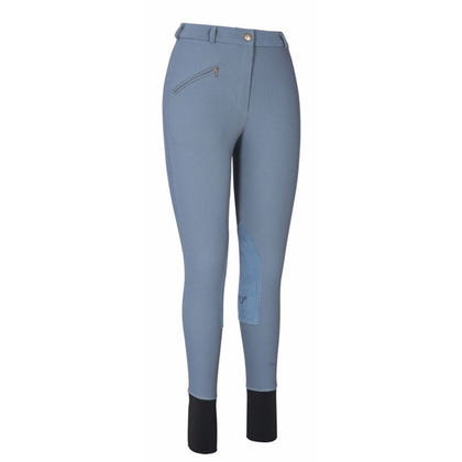 TuffRider Ladies Ribb KP Breeches 24 Gray