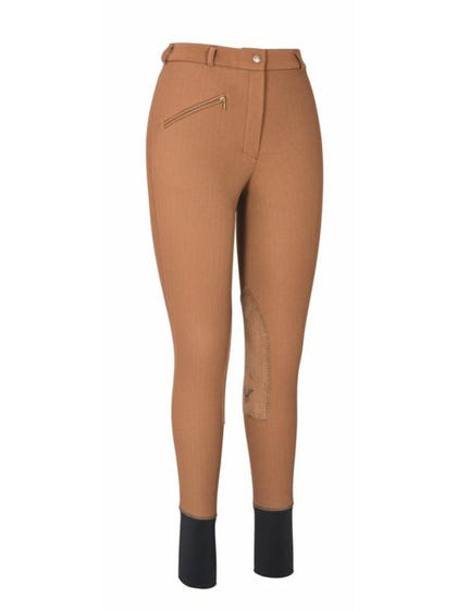 TuffRider Ladies Ribb KP Breeches 24 Gray
