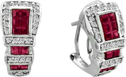 Kelly Herd Buckle Earrings