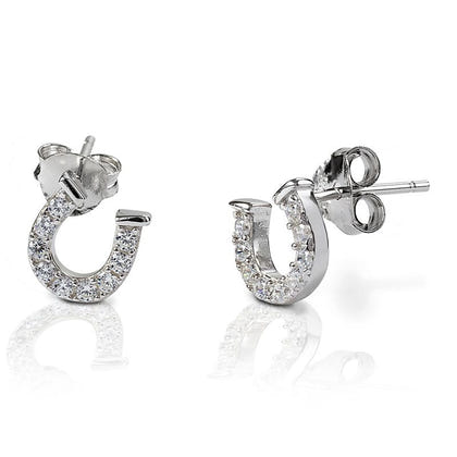 Kelly Herd Baby Horseshoe Earrings
