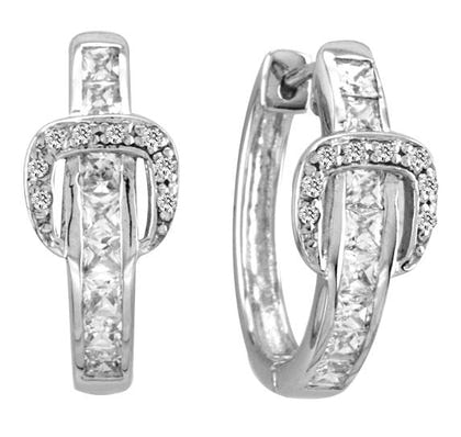 Kelly Herd Elegant Buckle Earrings