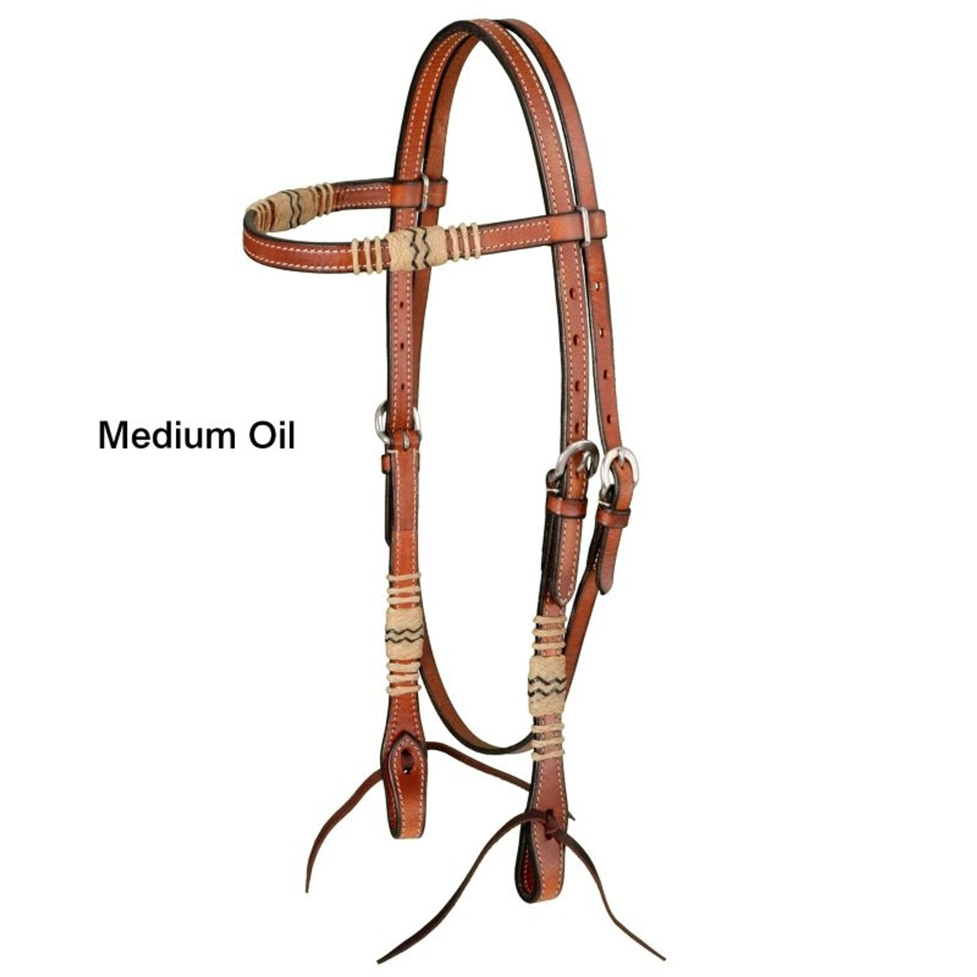 Royal King Rawhide Browband Headstall