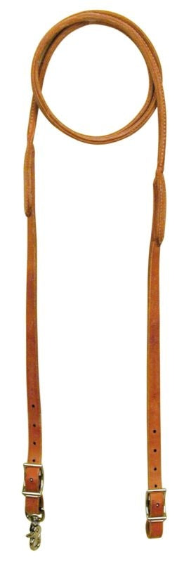 Reinsman Harness Leather Rounded Roping Rein