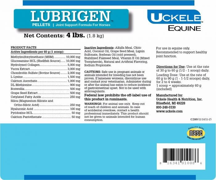 SmartEquine Lubrigen Joint Support Pellets