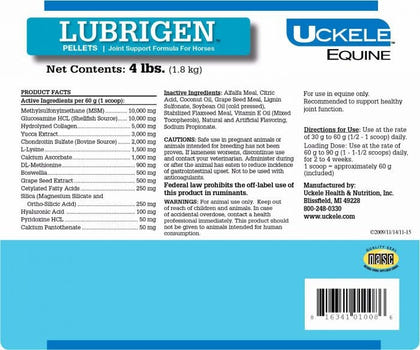 SmartEquine Lubrigen Joint Support Pellets