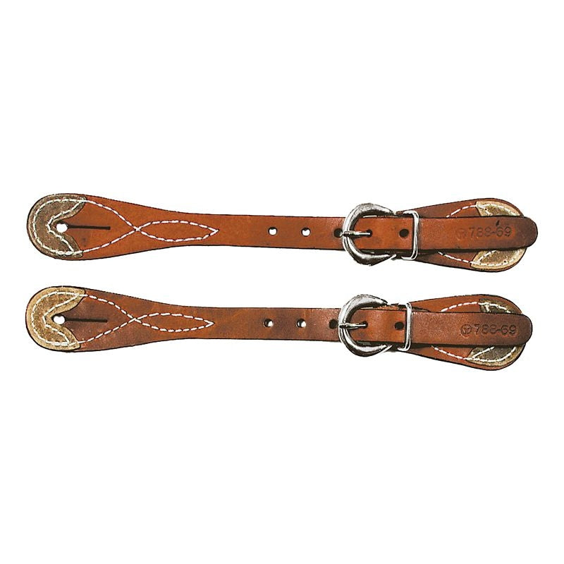 Circle Y Rawhide Spur Straps