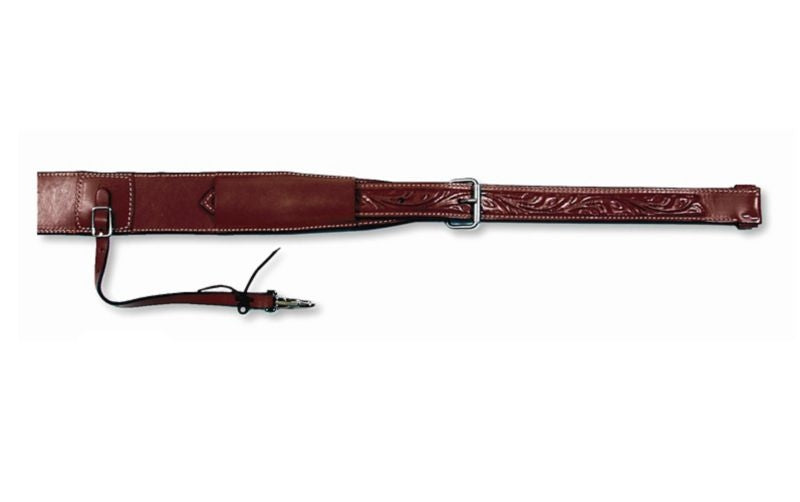 Circle Y Floral Flank Cinch 3 x 1.75 Chocolate