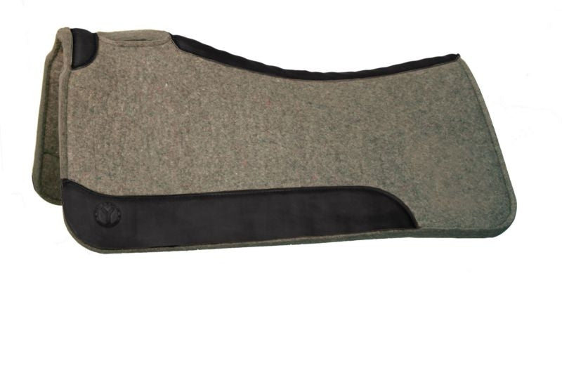 Circle Y Square Choc Wool Felt Pad