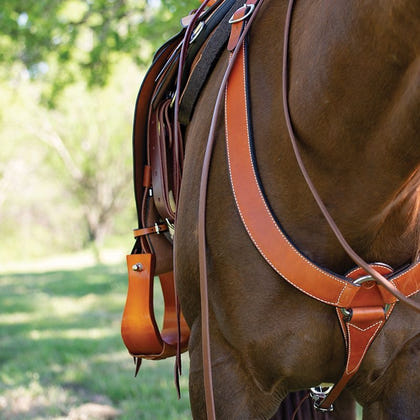 Circle Y Smooth Pulling Breast Collar