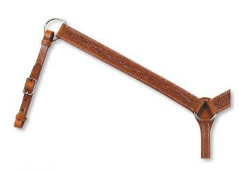 Circle Y Floral Straight Breast Collar
