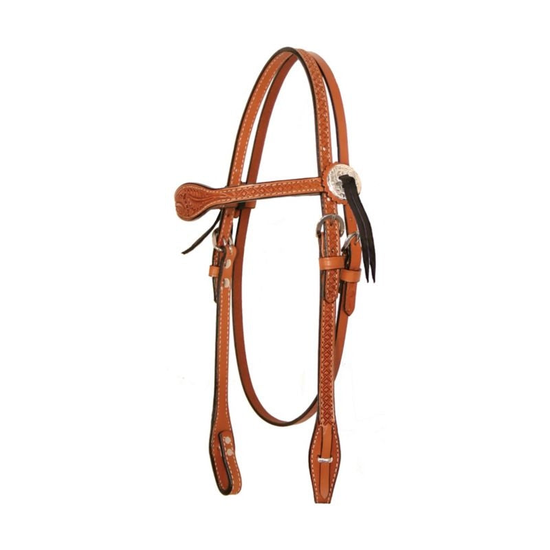 Circle Y Goodnight Floral Combo Headstall