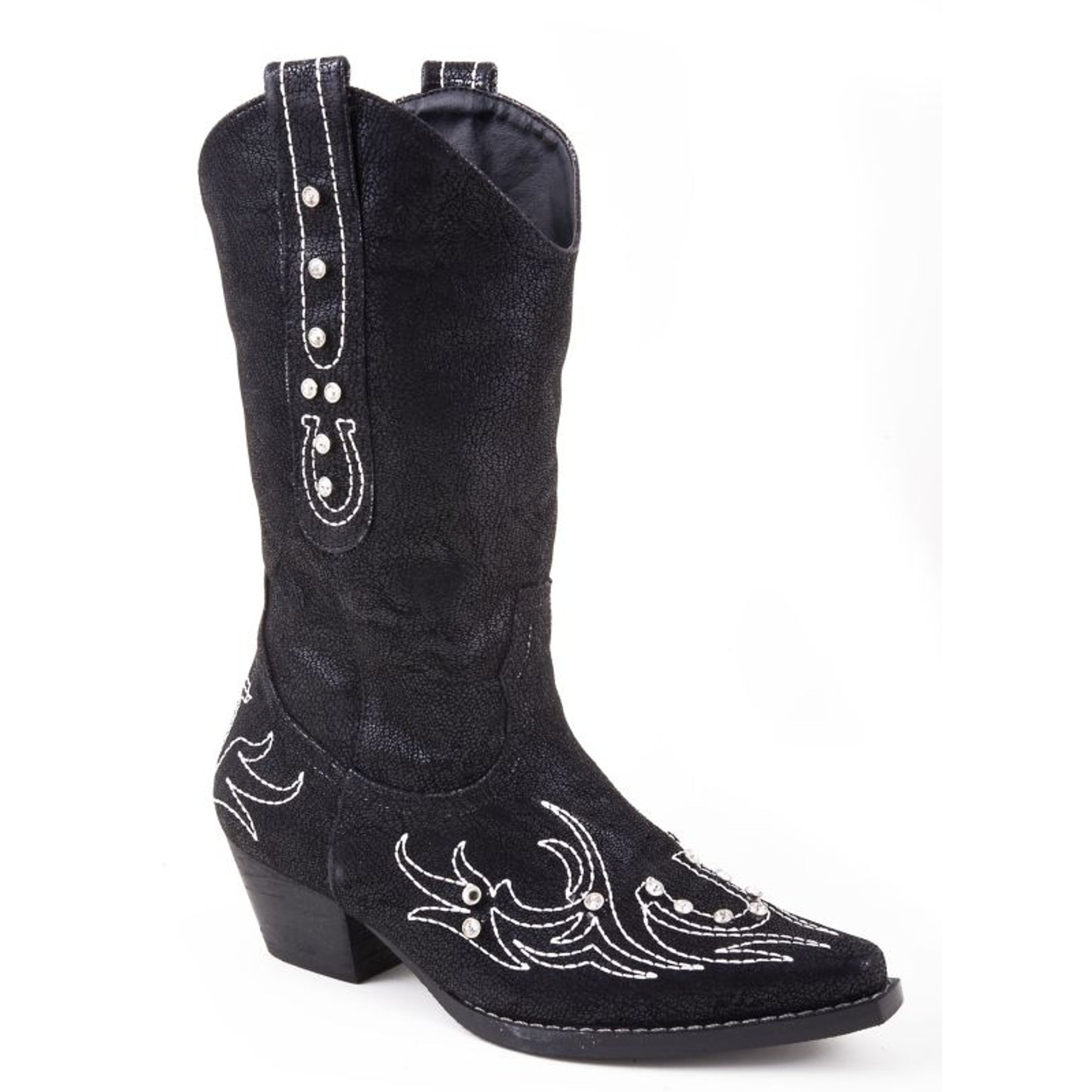 Roper Ladies Stitch Design Faux Leather Boot