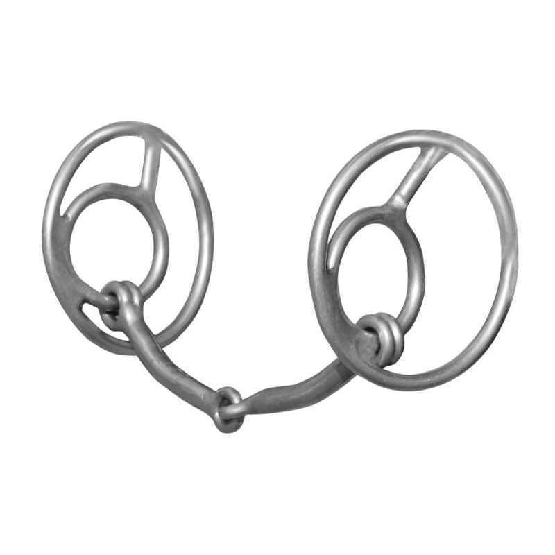Bob Avila Dbl Buckle Headstall with Dbl Ring Snaffle
