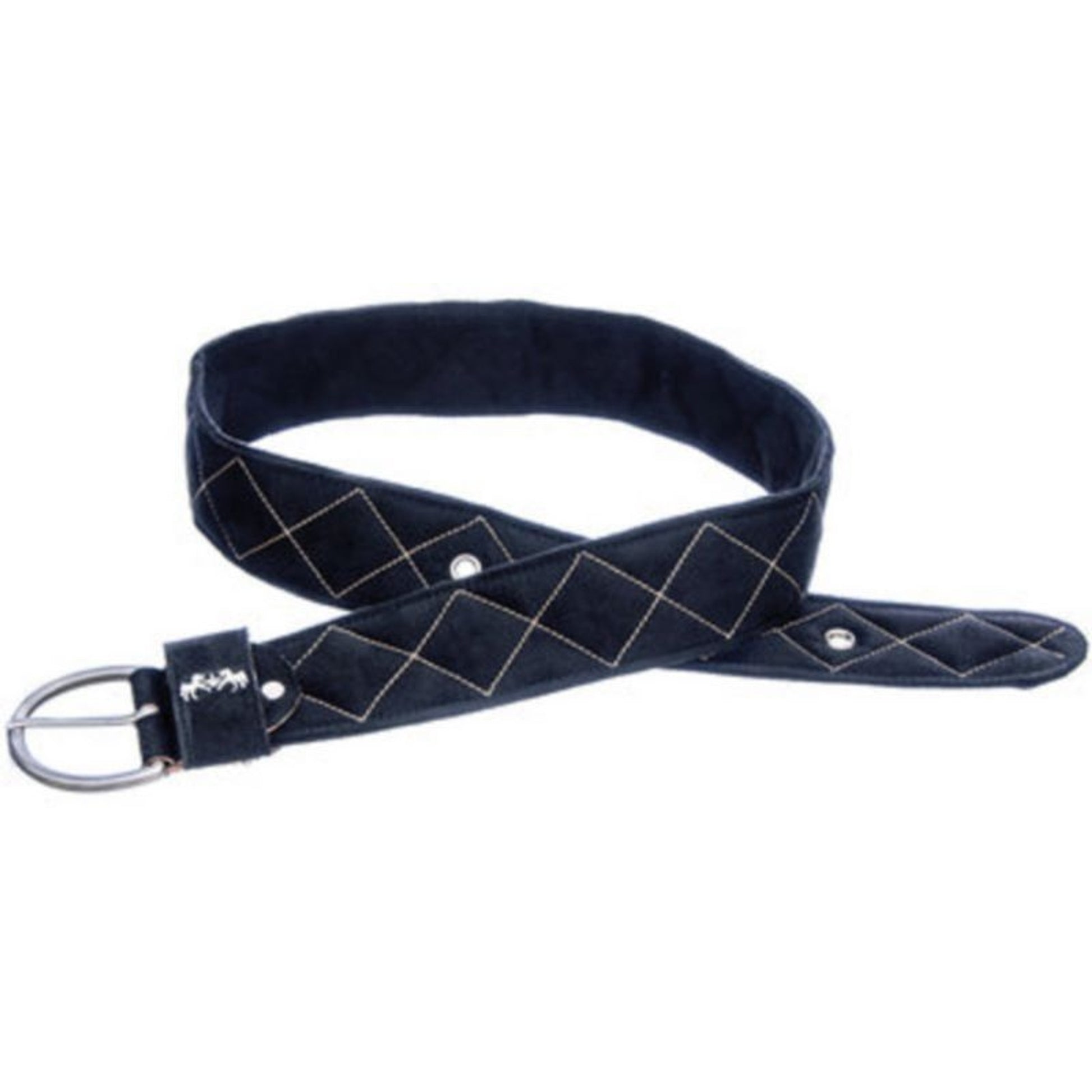 Equine Couture Quilted Suede Belt
