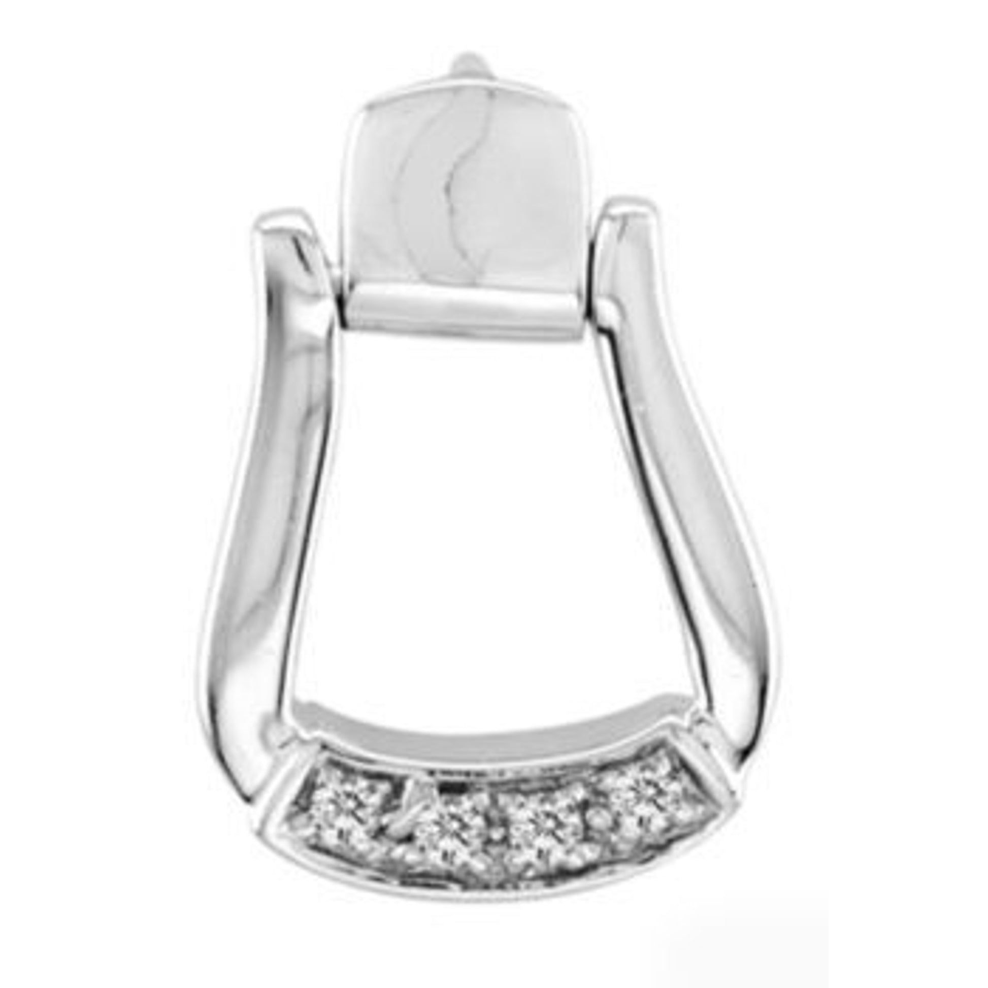 Kelly Herd Oxbow Stirrup Pendant