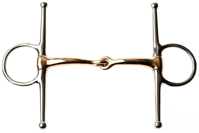 Korsteel Copper Mouth Full Cheek Snaffle Bit