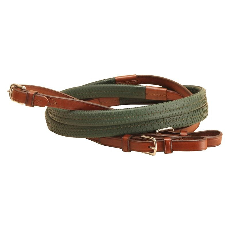 Tory Rubber Grip Competition Reins 60In Havgrn