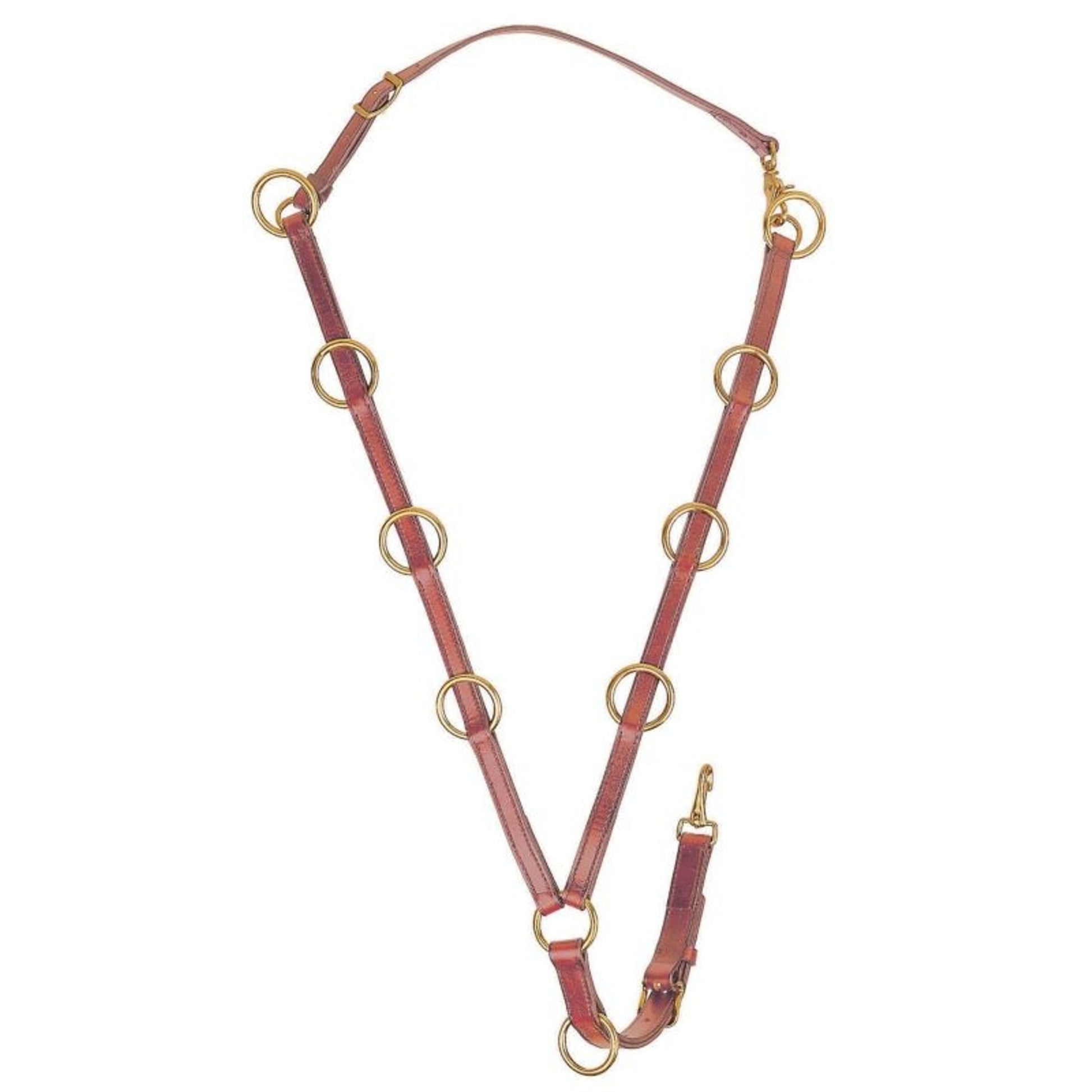 Tory Harness Leather 10 Ring Training Martingale