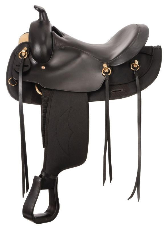 King Series Synthetic Gaited Round Skirt Trail Saddle
