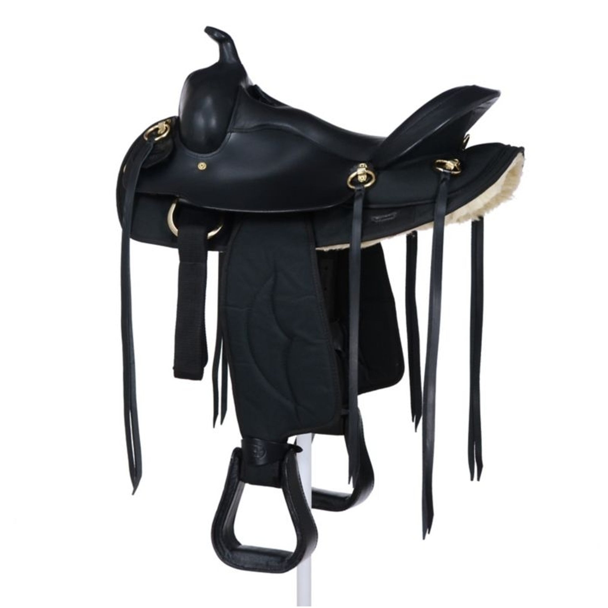 King Series Synthetic Gaited Round Skirt Trail Saddle