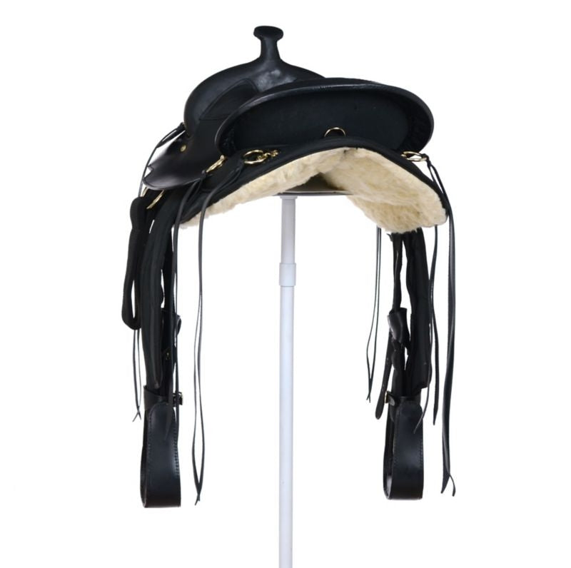 King Series Synthetic Gaited Round Skirt Trail Saddle