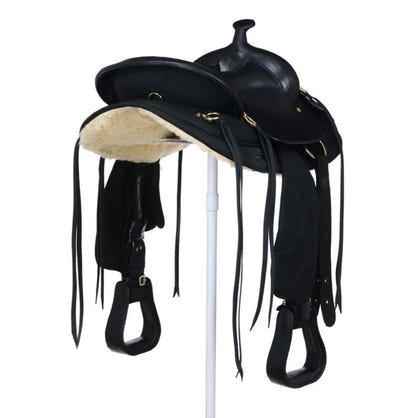 King Series Synthetic Gaited Round Skirt Trail Saddle