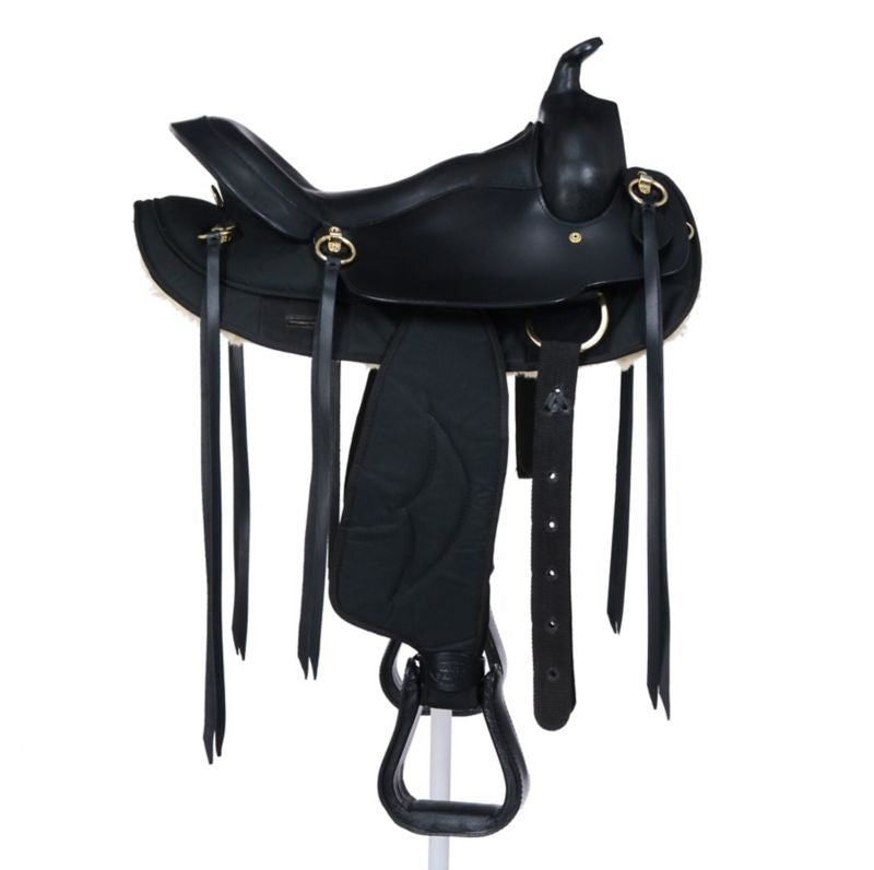 King Series Synthetic Gaited Round Skirt Trail Saddle